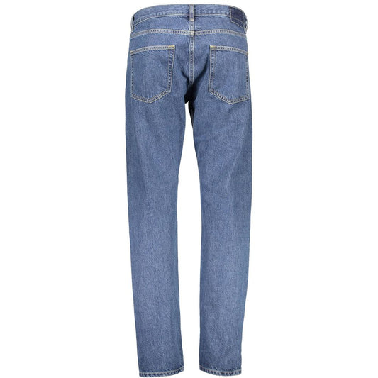 Gant Blue Cotton Straight-Leg Jeans