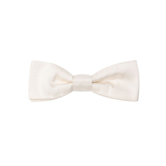 Dolce & Gabbana White Silk Bowtie