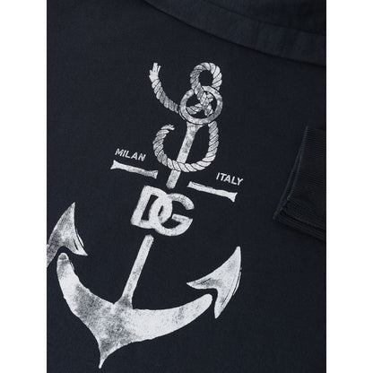 Dolce & Gabbana Blue Cotton Sweatshirt