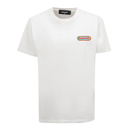 Dsquared² White Cotton T-Shirt