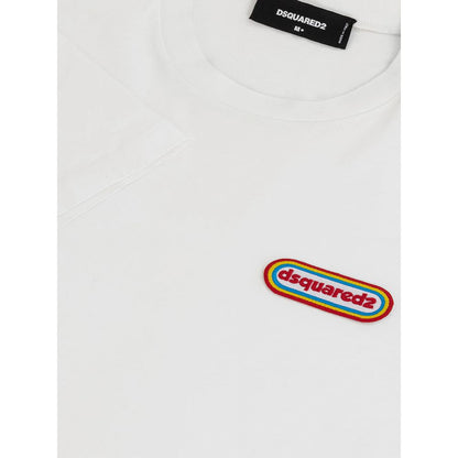 Dsquared² White Cotton T-Shirt