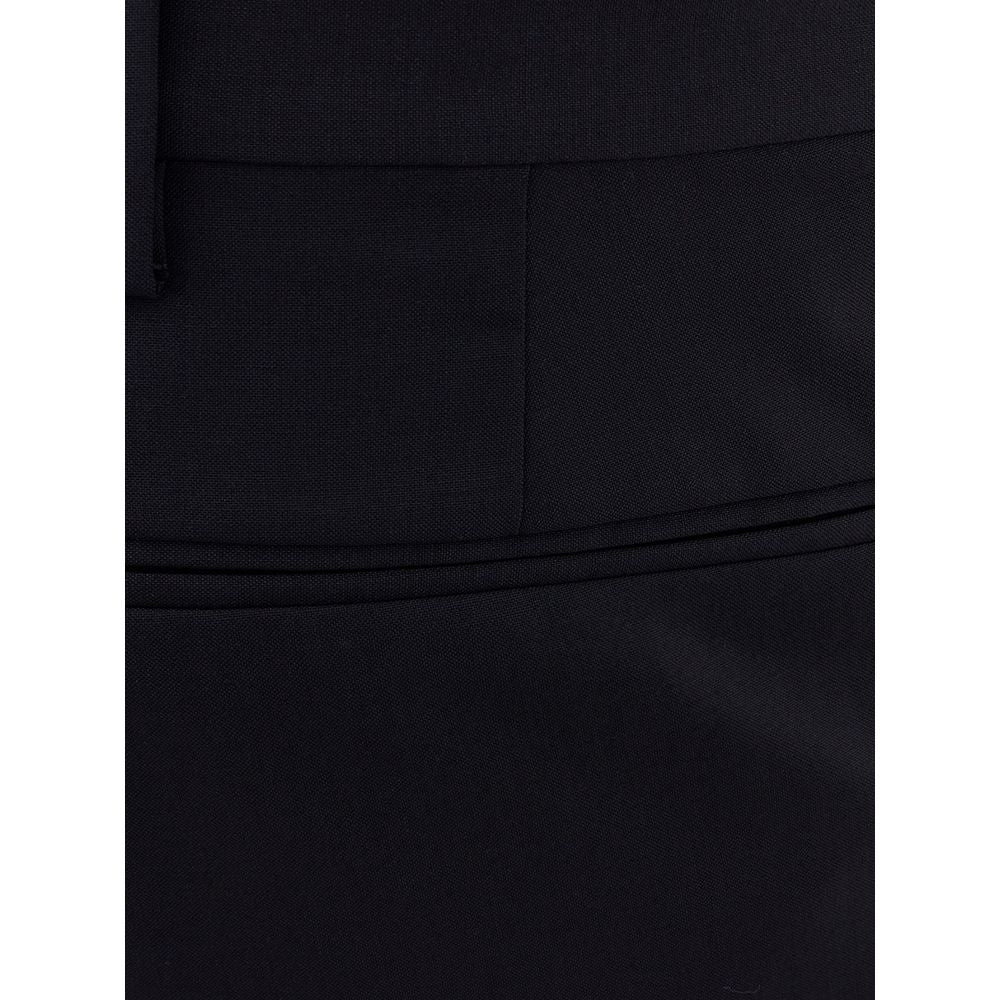 Valentino Black Wool Dress Pants