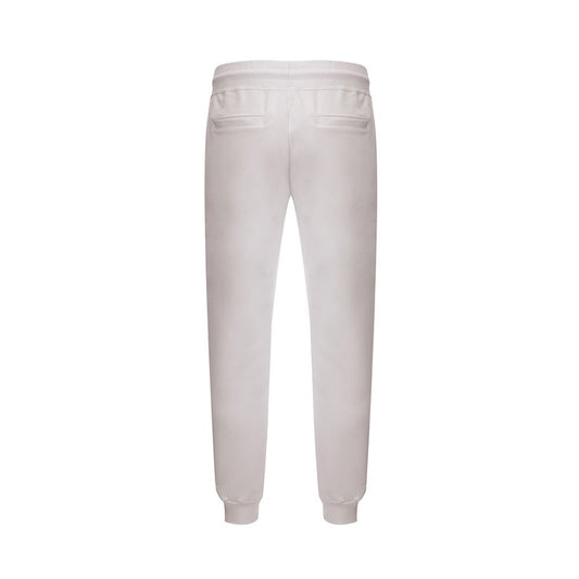 GCDS White Cotton Athletic Pants