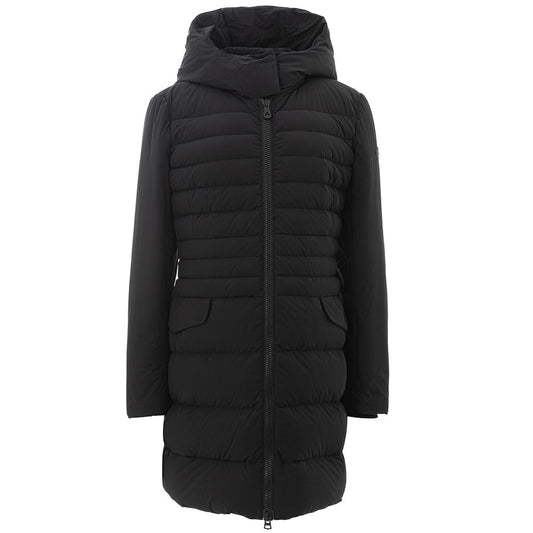 Peuterey Black Polyamide Full-Length Jacket