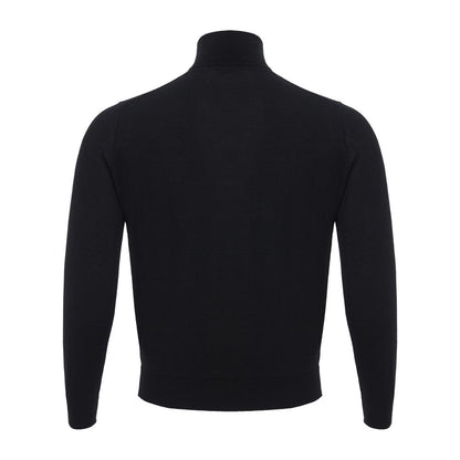 Colombo Black Cashmere Turtleneck