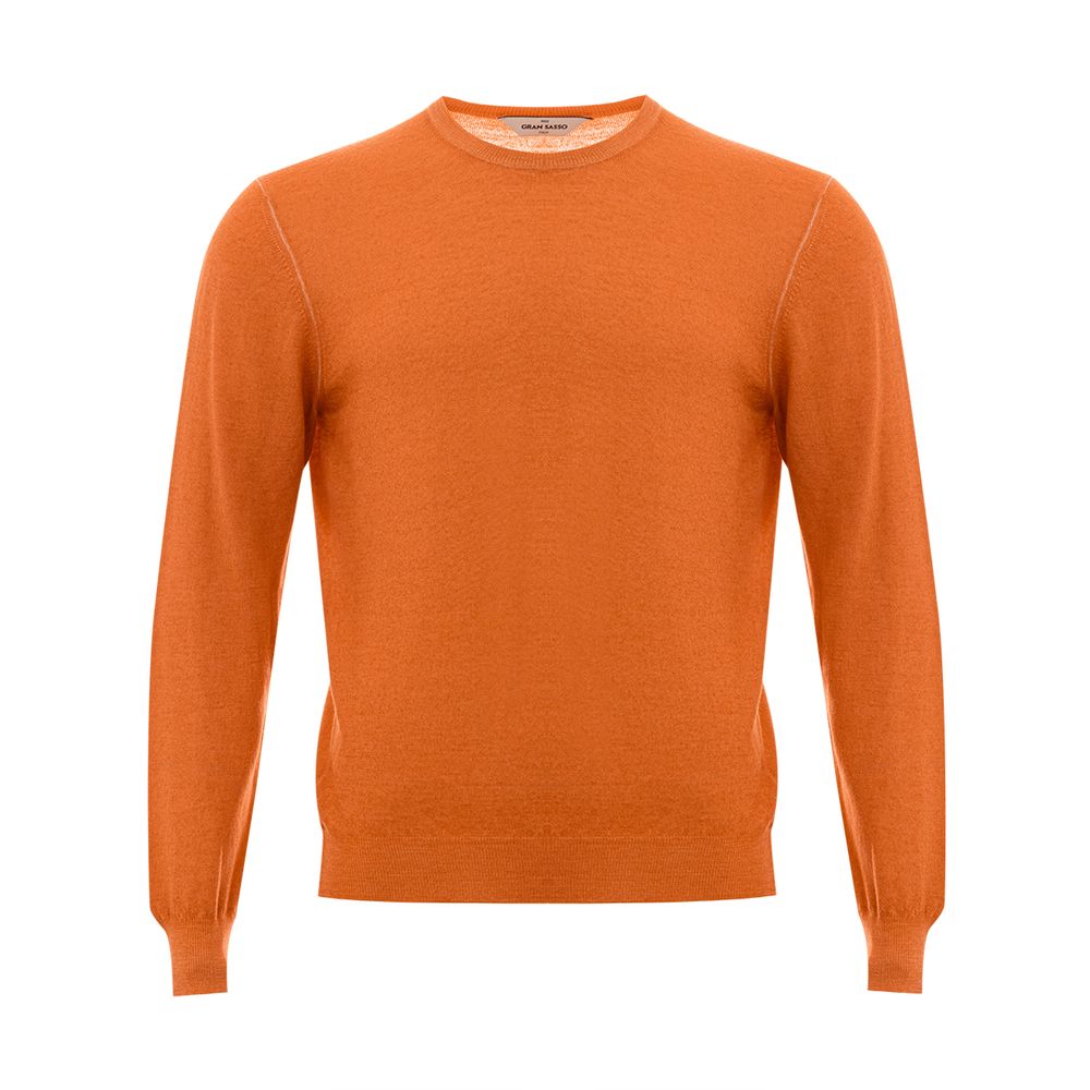 Gran Sasso Orange Wool Sweatshirt