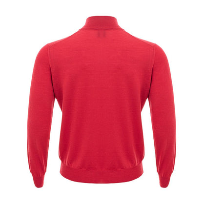 Gran Sasso Red Wool T-Shirt