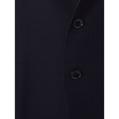 Lardini Blue Cotton Blazer