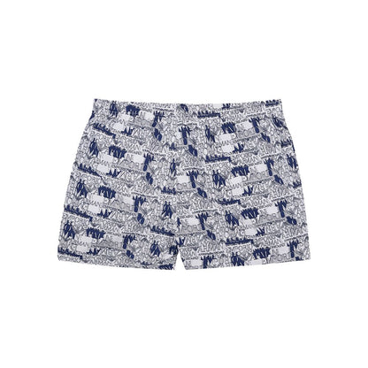 Emporio Armani White Polyester Swim Shorts