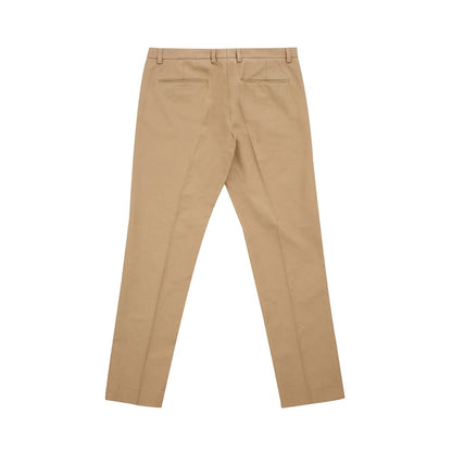 Lardini Brown Cotton Chino Pants