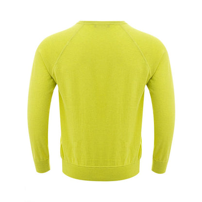 Gran Sasso Yellow Cotton Sweatshirt