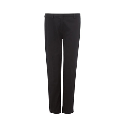 Lardini Black Cotton Chino Pants