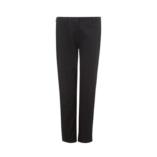 Lardini Black Cotton Chino Pants
