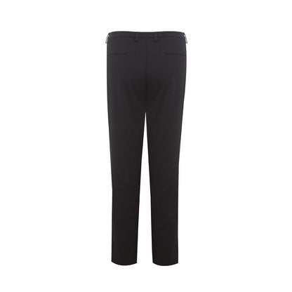Lardini Black Cotton Chino Pants