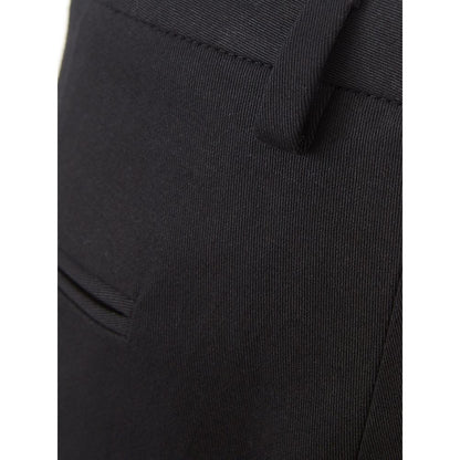 Lardini Black Cotton Chino Pants