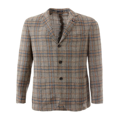 Lardini Multicolor Linen Blazer