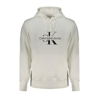 Calvin Klein Weißer Baumwollpullover für Männer