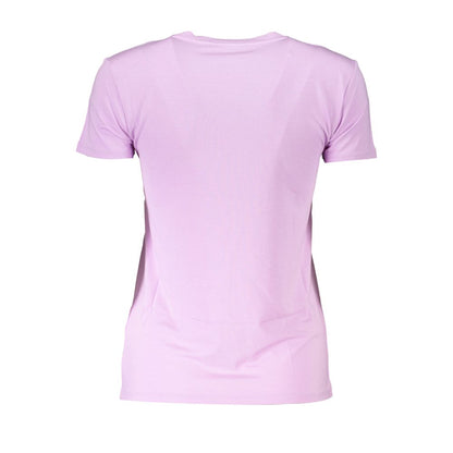 Patrizia Pepe Purple Elastane T-Shirt