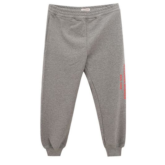 Alexander McQueen Gray Cotton Athletic Pants