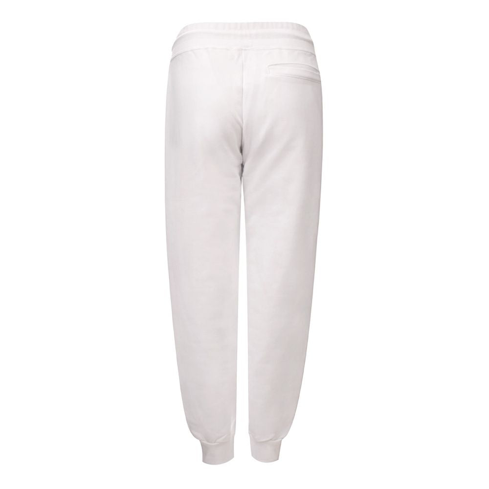 GCDS White Cotton Joggers (Workout Pants)