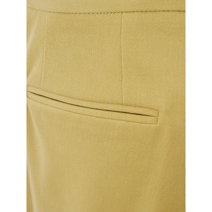 Lardini Gold Cotton Casual Pants