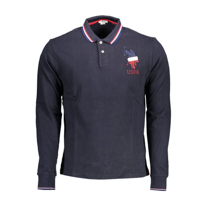 U.S. POLO ASSN. Blue Cotton Polo Shirt