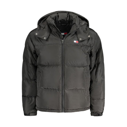 Tommy Hilfiger Schwarze Recycelte Polyester Herren Jacke
