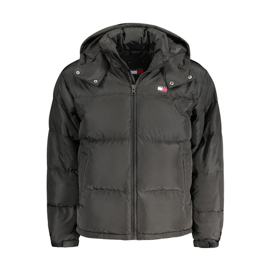 Tommy Hilfiger Schwarze Recycelte Polyester Herren Jacke