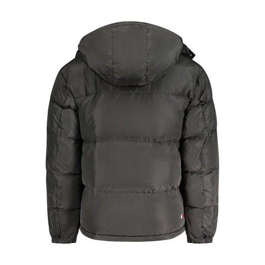 Tommy Hilfiger Schwarze Recycelte Polyester Herren Jacke