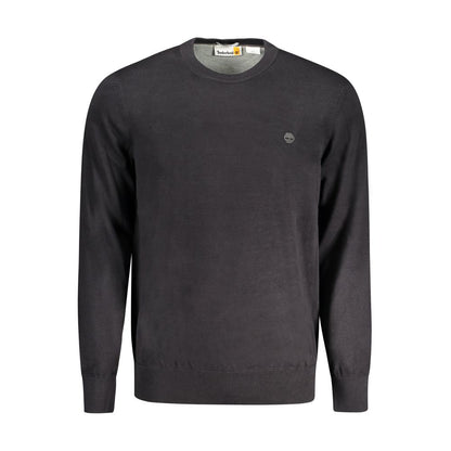 Timberland Black Organic Cotton Men Sweater