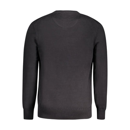 Timberland Black Organic Cotton Men Sweater