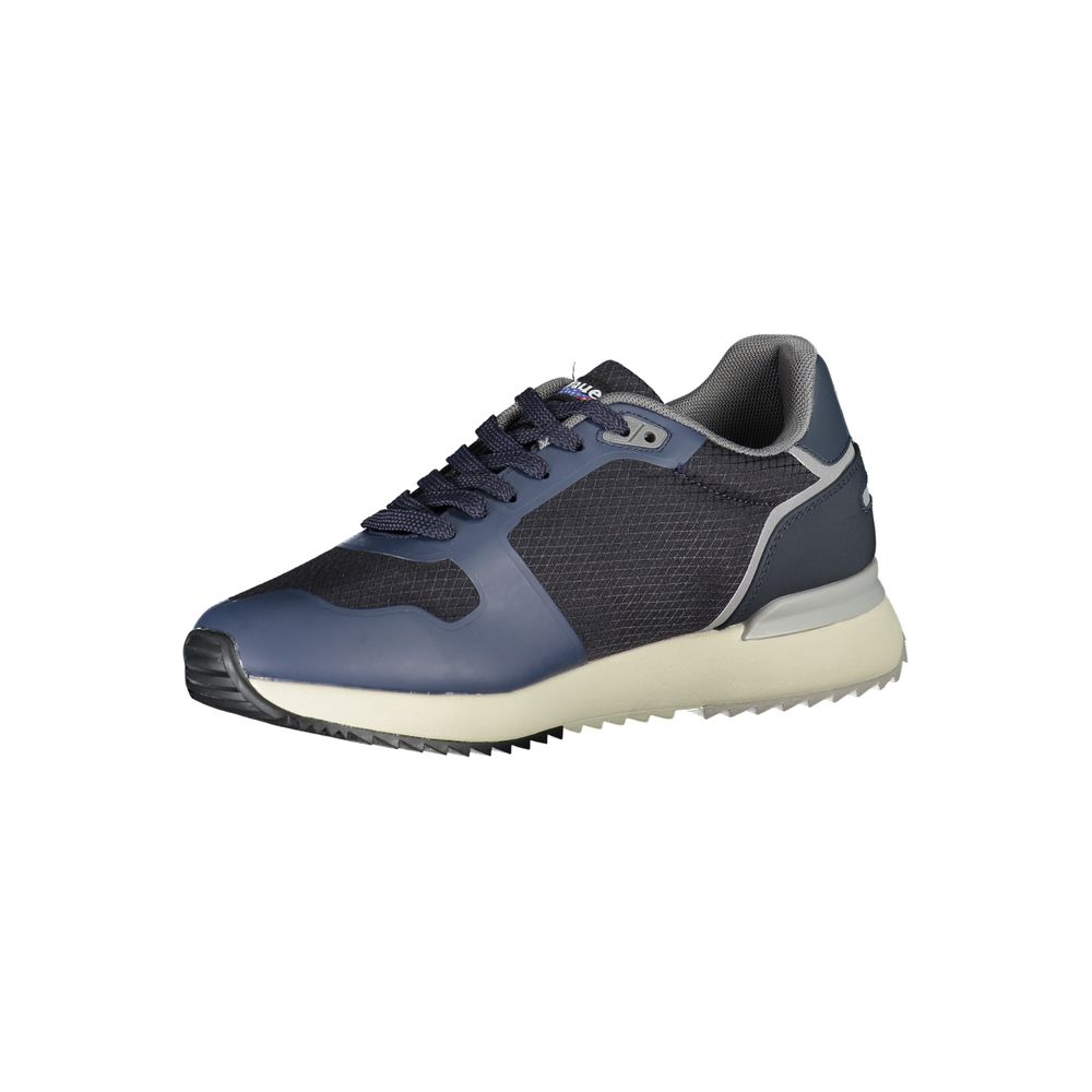 Blauer Blue Polyester Athletic Sneakers