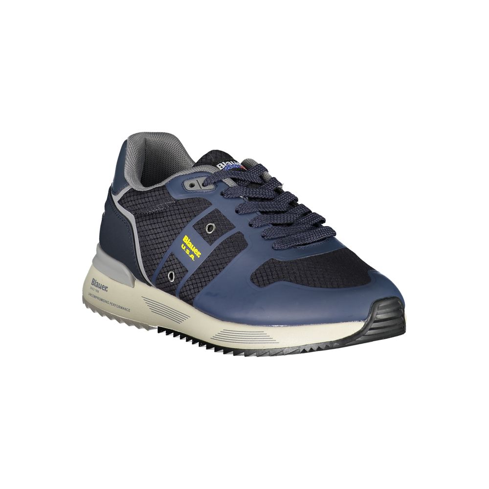 Blauer Blue Polyester Athletic Sneakers