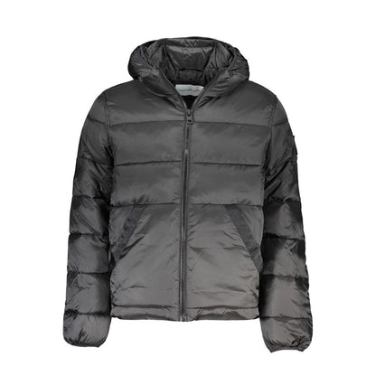 Calvin Klein Schwarze Polyester Herren Jacke