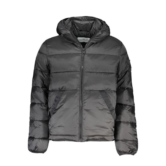 Calvin Klein Schwarze Polyester Herren Jacke