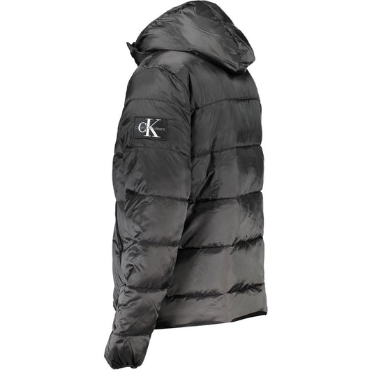 Calvin Klein Schwarze Polyester Herren Jacke