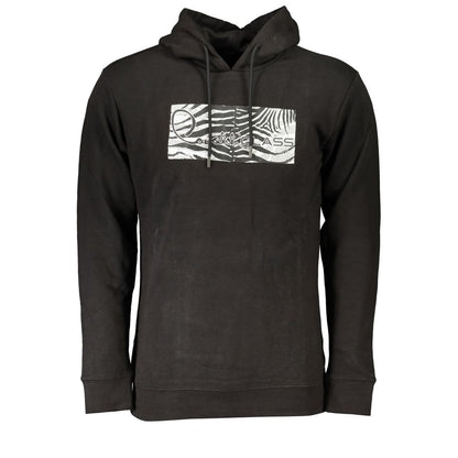 Cavalli Class Black Cotton Sweatshirt