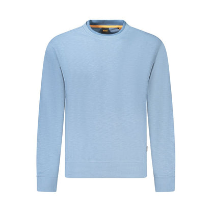 Hugo Boss Blauer Baumwollpullover für Männer