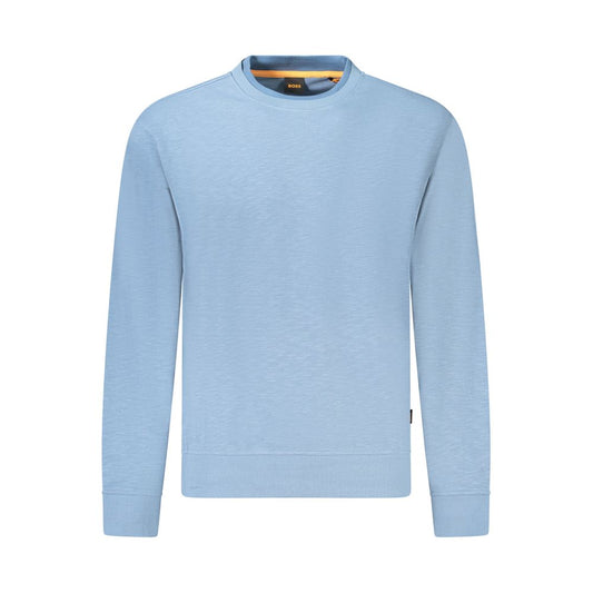 Hugo Boss Blauer Baumwollpullover für Männer
