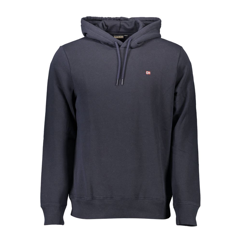 Napapijri Blue Cotton Men's Hoodie