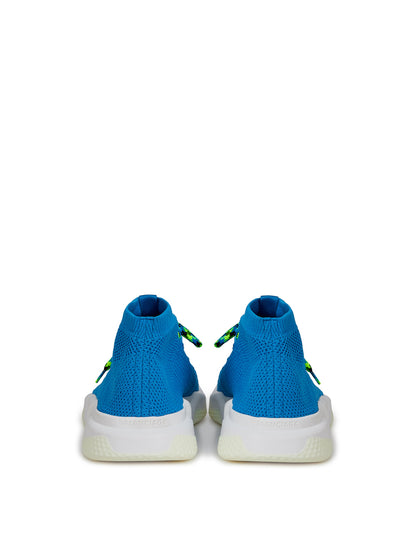 Balenciaga Blue Cotton Athletic Sneakers
