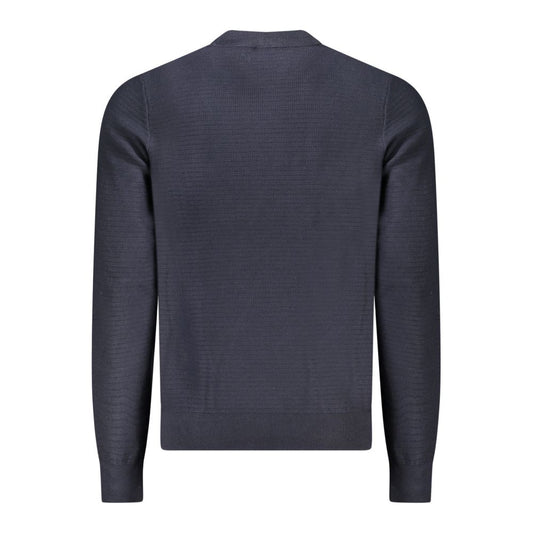 Hugo Boss Blauer Baumwollpullover für Männer