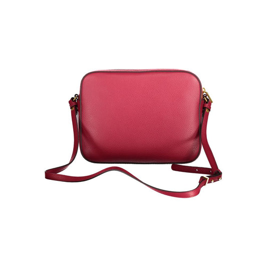 Coccinelle Red Leather Women Shoulder Bag