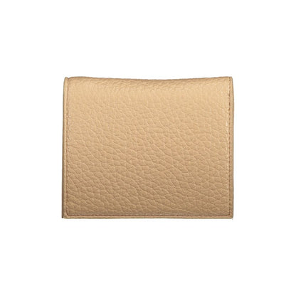 Mario Valentino Beige Polyurethane Women Wallet