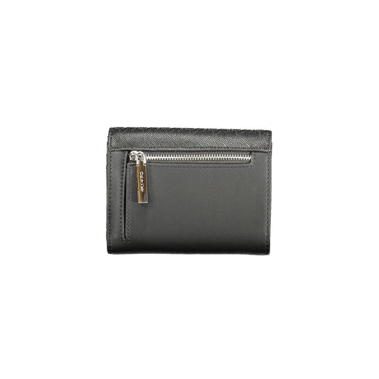 Calvin Klein Schwarzes Polyester Portemonnaie für Frauen
