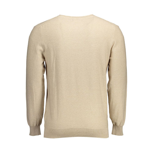 Gant Beige Cotton Men Sweater