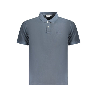 Pepe Jeans Blue Cotton Men Polo Shirt