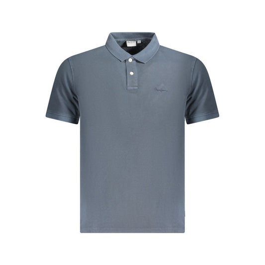Pepe Jeans Blue Cotton Men Polo Shirt