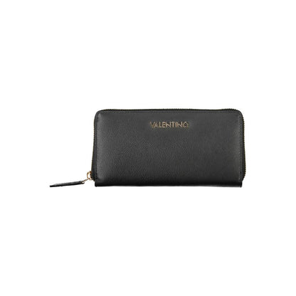 Mario Valentino Black Polyurethane Women Wallet