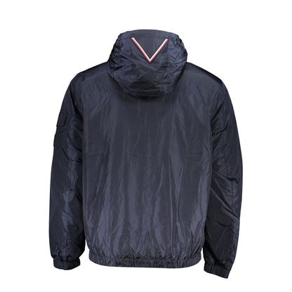 Tommy Hilfiger Blaue Nylon Herrenjacke